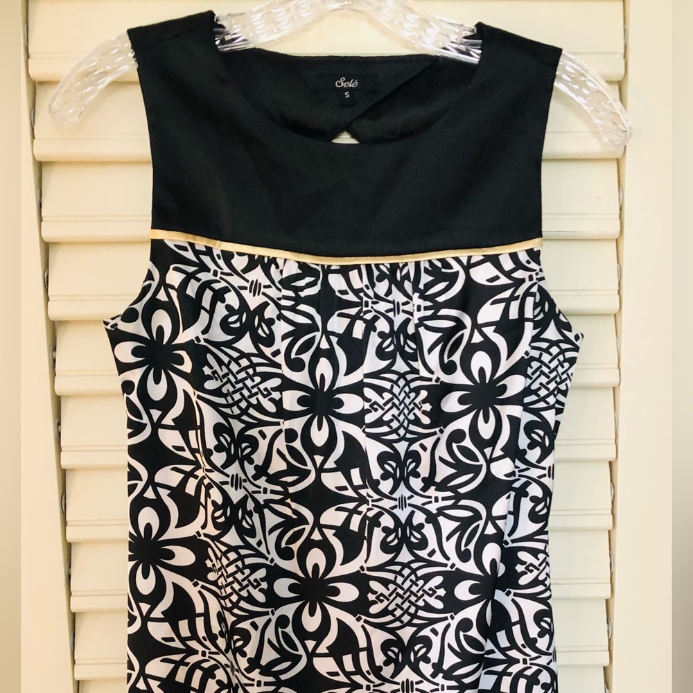 Macy’s Satin Printed Shift Dress